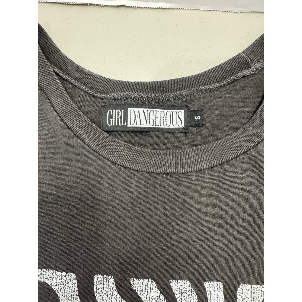 Girl Dangerous Long Live Rock & Roll Graphic Muscle Tank Top - Picture 2 of 6